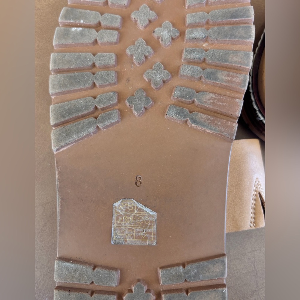 Madewell Women’s Double-Strap Slide Sandals in Tan Sz 8 - Picture 3 of 3